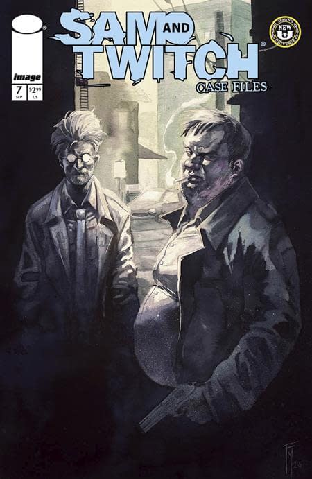 SAM & TWITCH #7 FEDERICO MELE ORIGINAL COVER ART