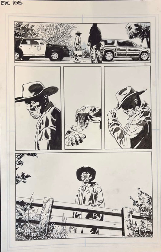 EXQUISITE CORPSES #1  PAGE 5  (MICHAEL WALSH ORIGINAL ART)