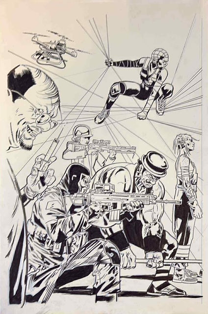 EXQUISITE CORPSES #1  2ND PRINT WRAPAROUND COVER (MICHAEL WALSH ORIGINAL COVER ART)