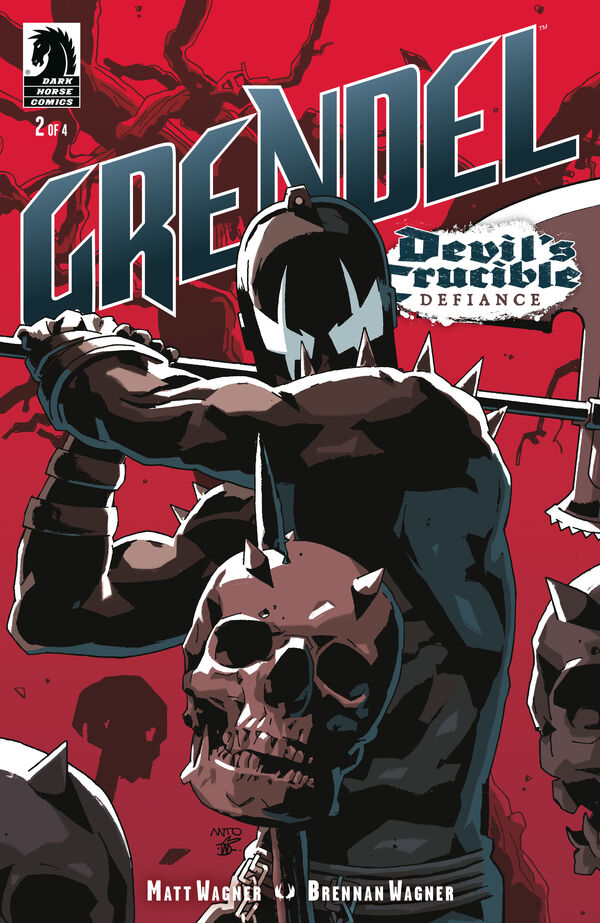 GRENDEL #2 ORIGINAL COVER ART BY ANTONIO FUSO