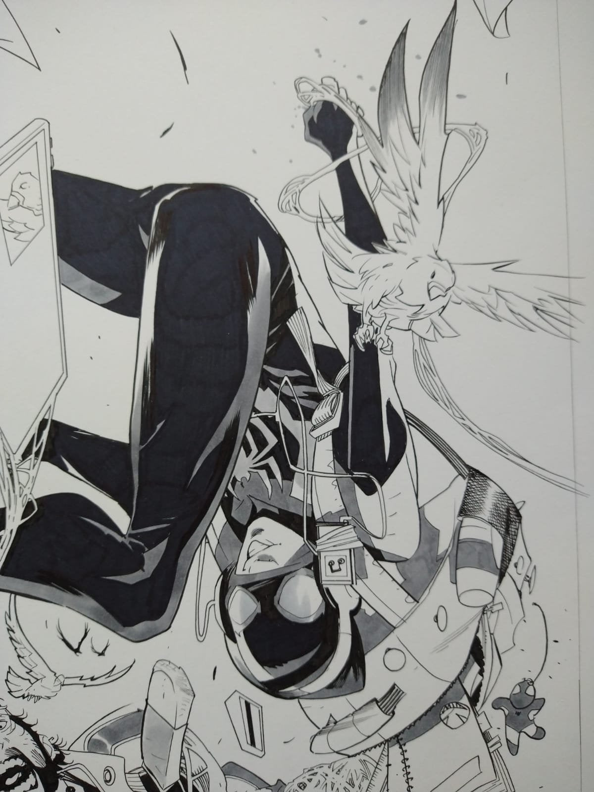 MILES MORALES SPIDER-MAN #20 FEDERICO VICENTINI COVER ART