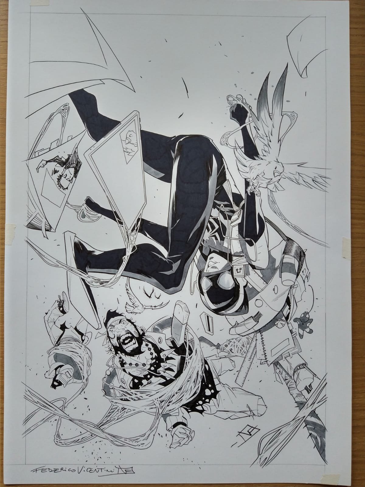 MILES MORALES SPIDER-MAN #20 FEDERICO VICENTINI COVER ART