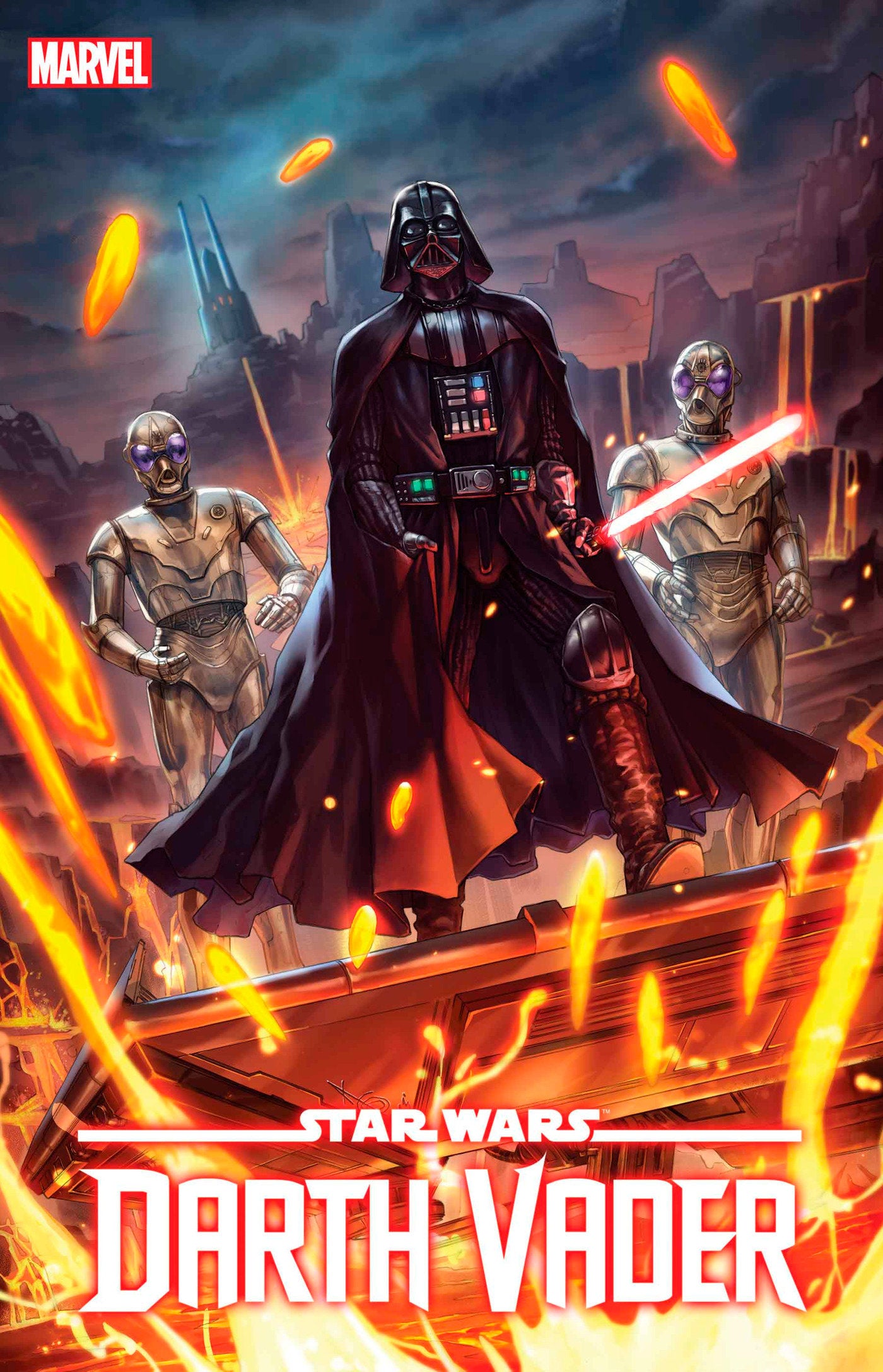 DARTH VADER #42 ALAN QUAH ORIGINAL COVER ART
