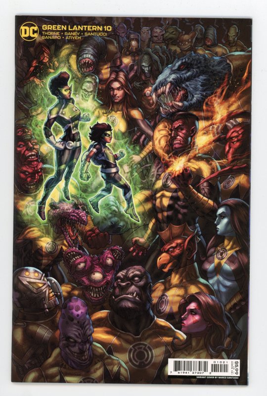 GREEN LANTERN #10 ALAN QUAH ORIGINAL COVER ART