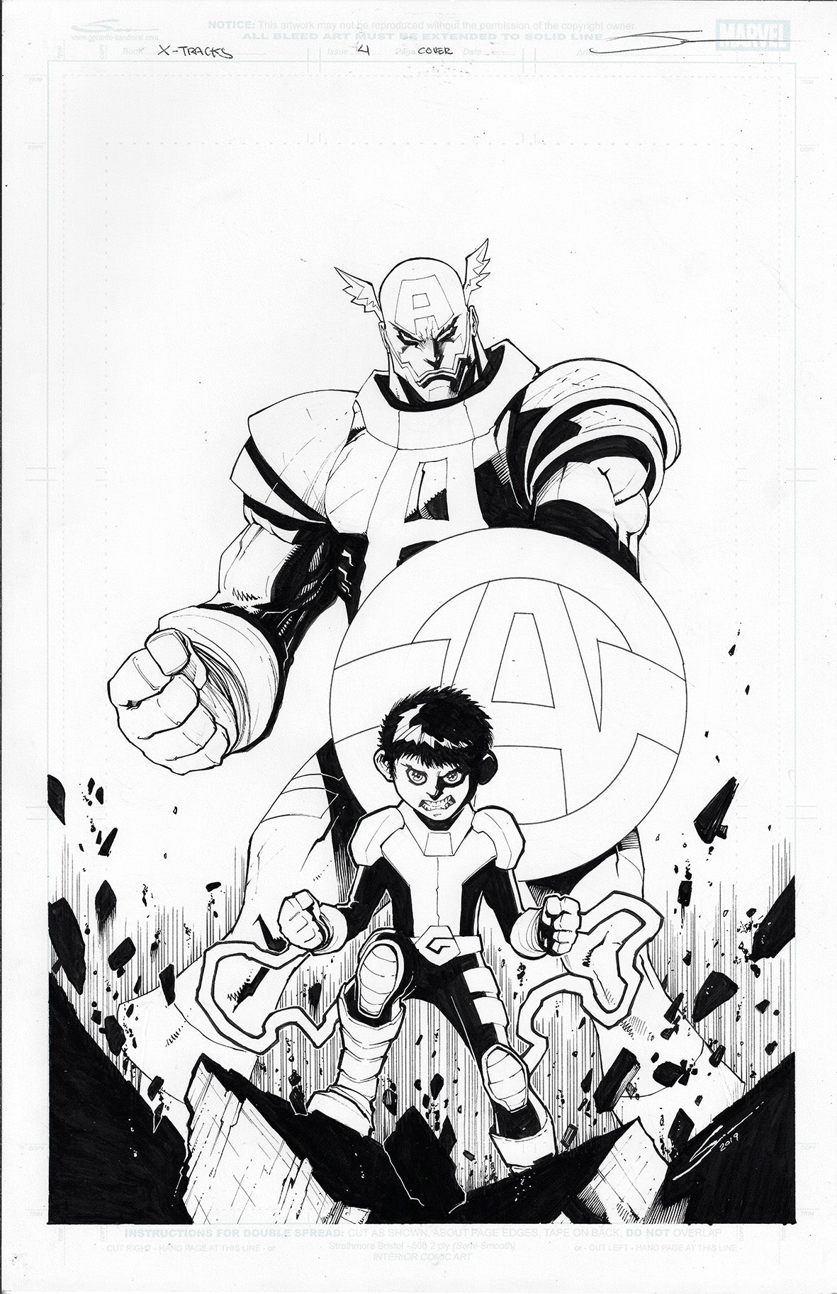AGE OF X-MAN: APOCALYPSE AND X-TRACKS #4 GERARDO SANDOVAL COVER ART