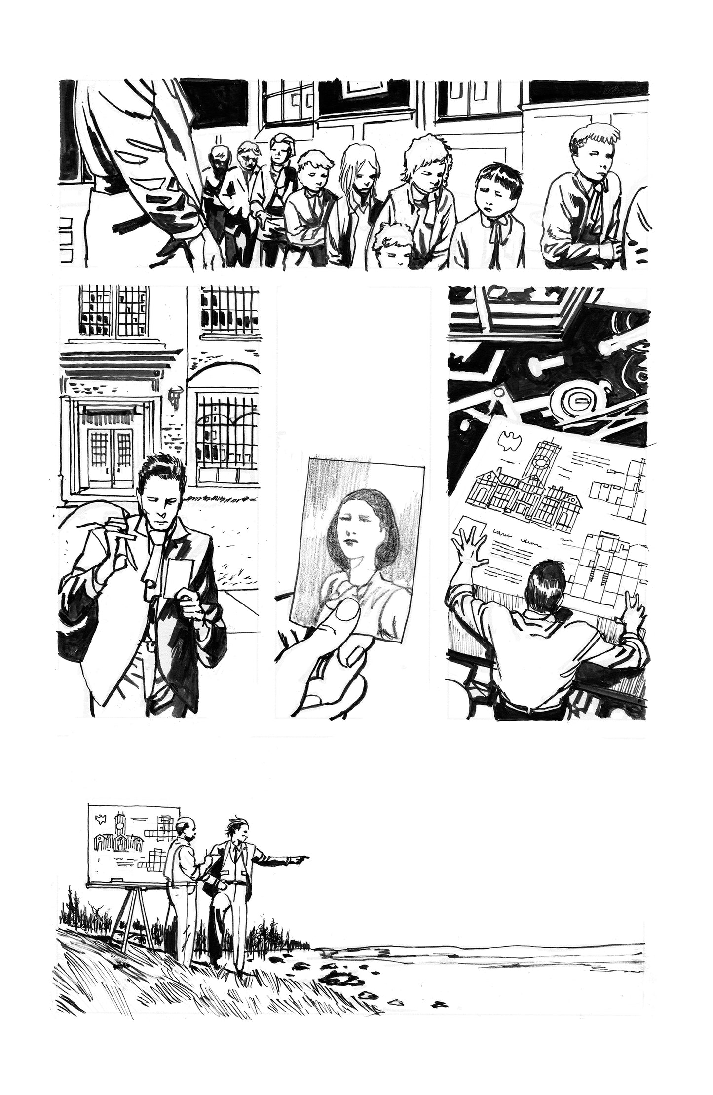 ABSOLUTE BATMAN - ARK-M SPECIAL #1 PAGE 6 (ORIGINAL ARTWORK BY JOSH HIXSON)