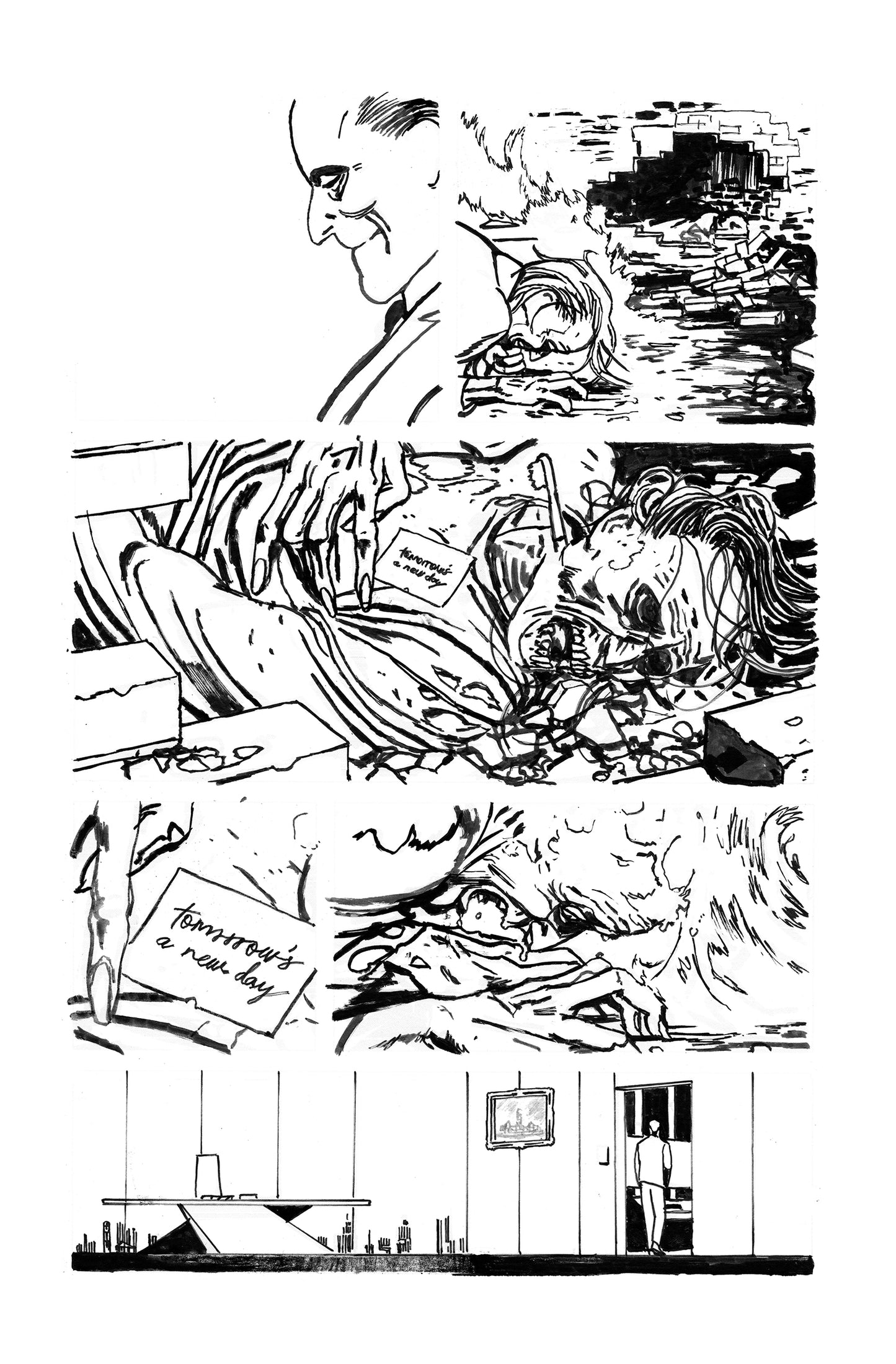 ABSOLUTE BATMAN - ARK-M SPECIAL #1 PAGE 21 (ORIGINAL ARTWORK BY JOSH HIXSON)