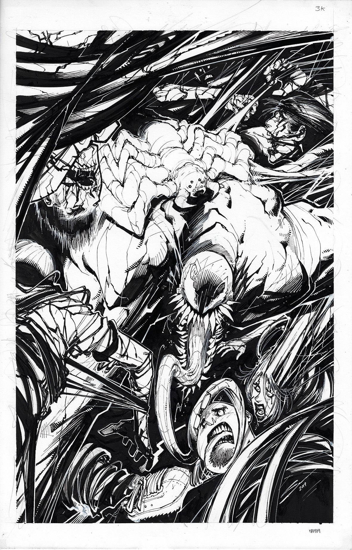 ABSOLUTE CARNAGE: SCREAM #3 GERARDO SANDOVAL COVER ART
