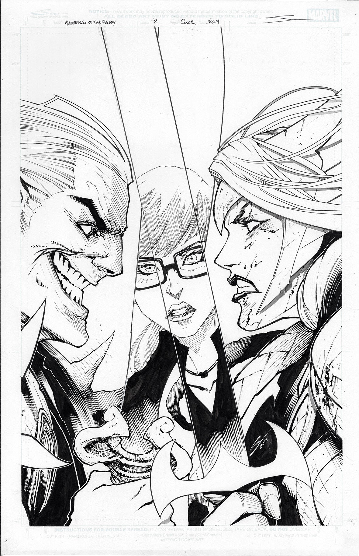 ASGARDIANS OF THE GALAXY #9 GERARDO SANDOVAL COVER ART