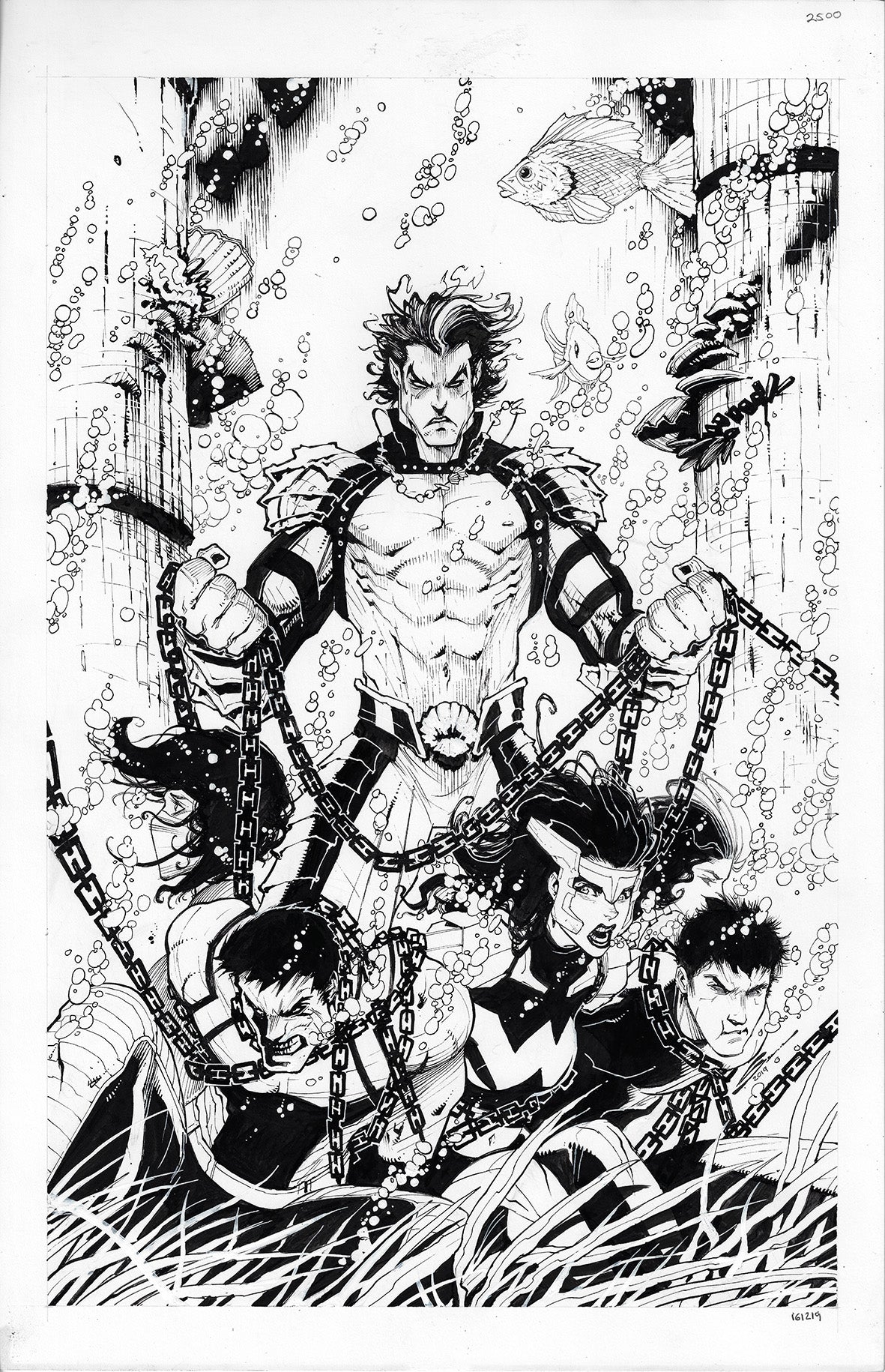 ATLANTIS ATTACKS #2 GERARDO SANDOVAL COVER ART