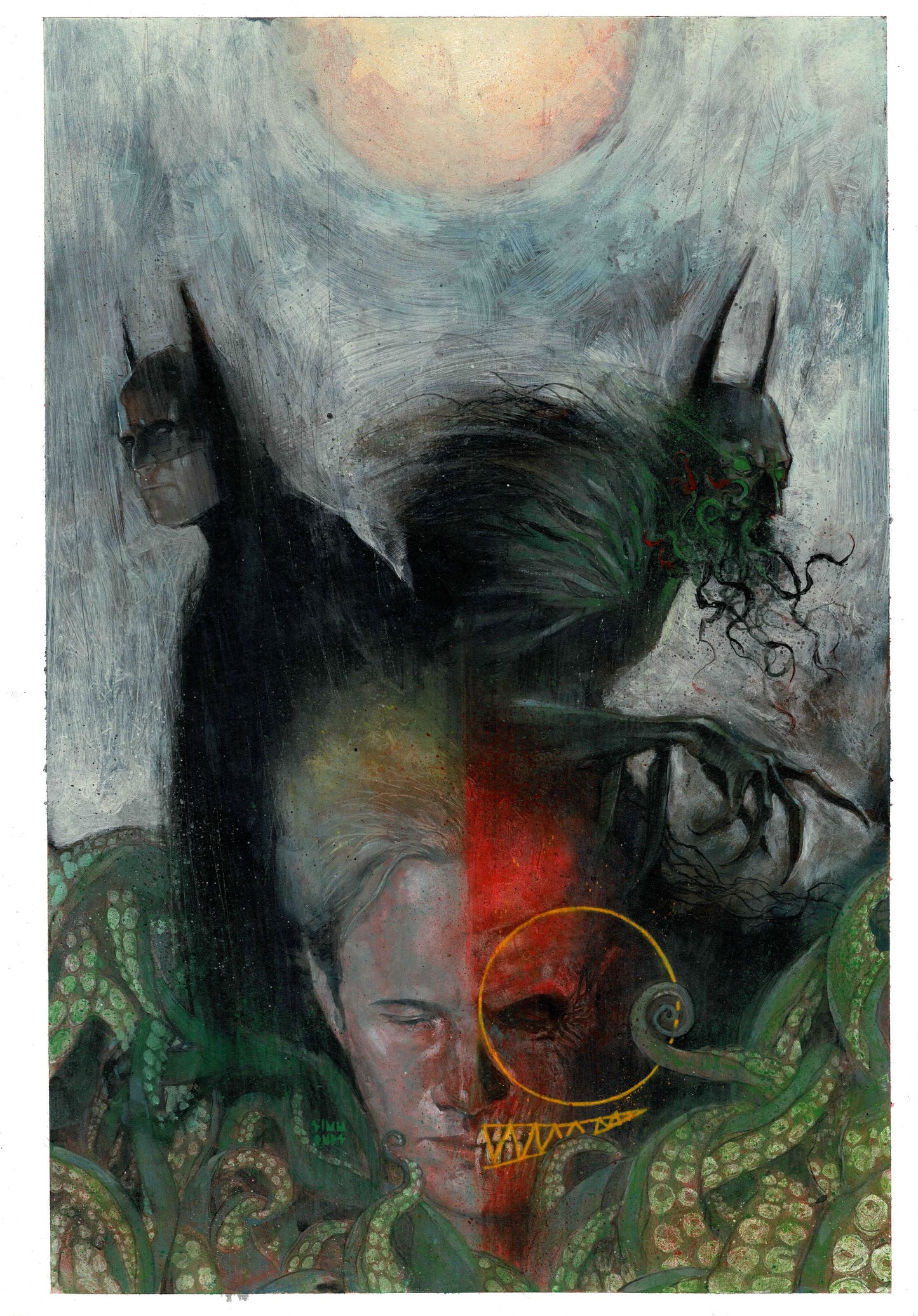 BATMAN CITY OF MADNESS #1 COVER ART (MARTIN SIMMONDS ORIGINAL ART)