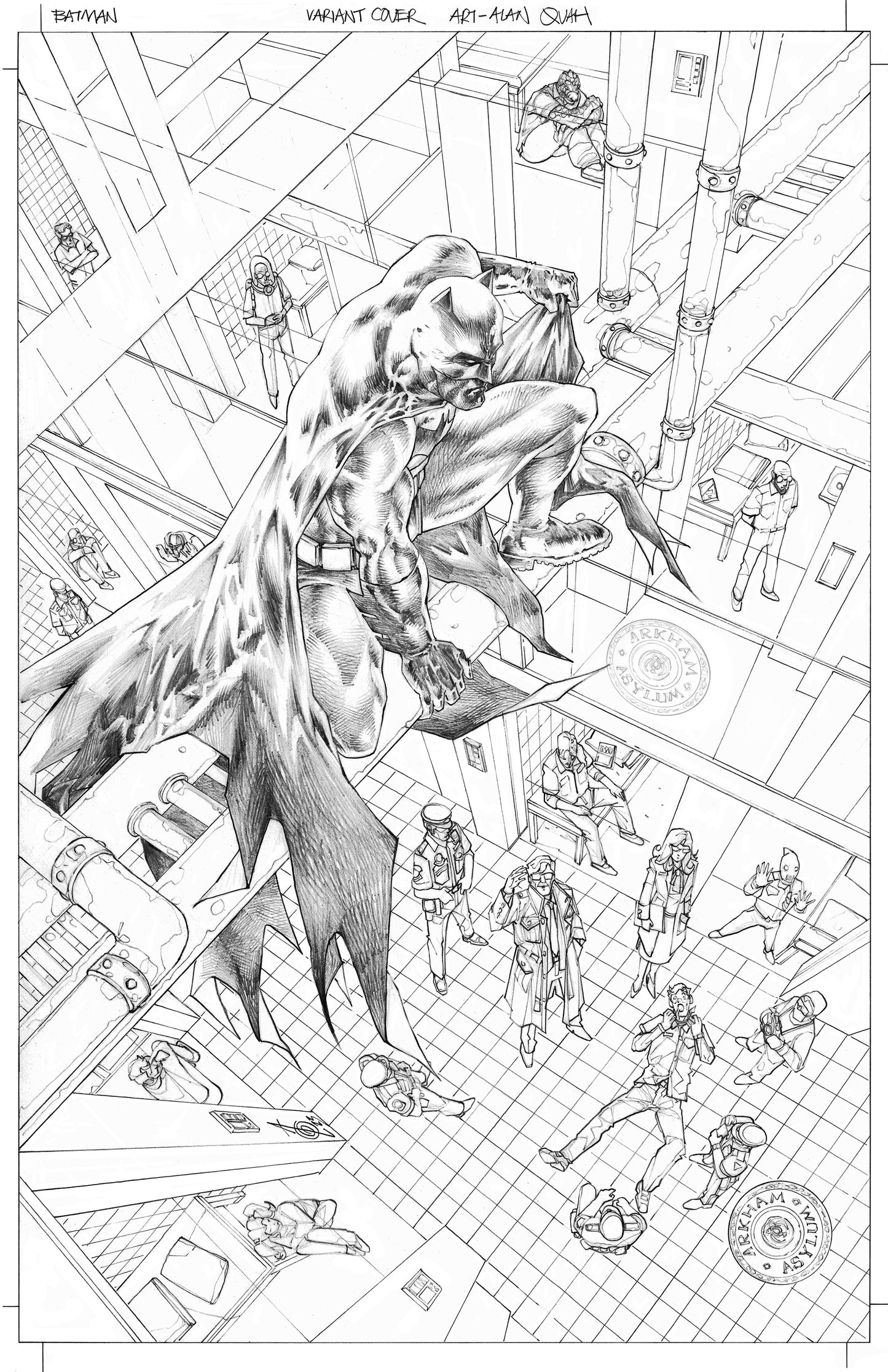 BATMAN #144 ALAN QUAH ORIGINAL COVER ART