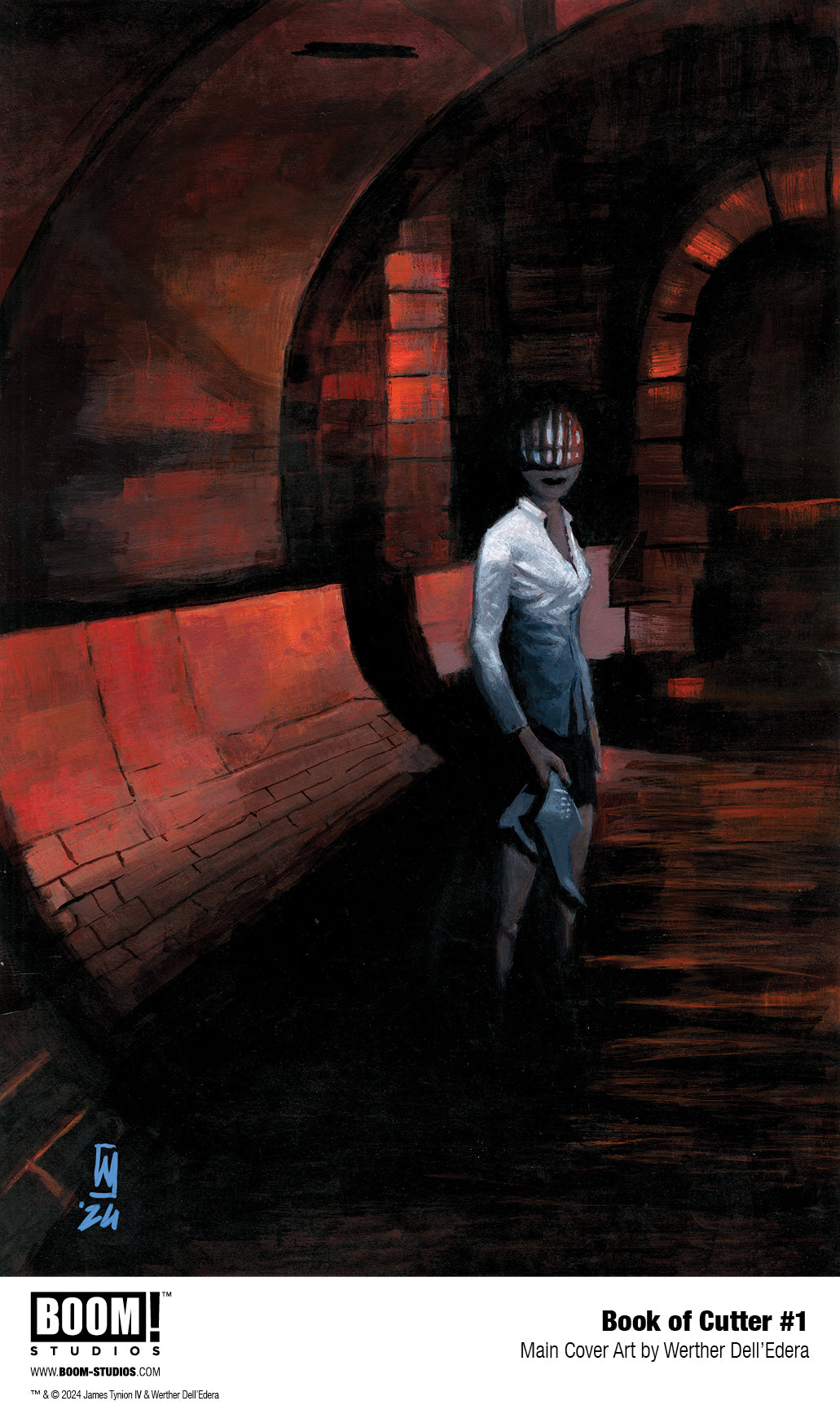 BOOK OF CUTTER #1 WERTHER DELL'EDERA ORIGINAL COVER ART