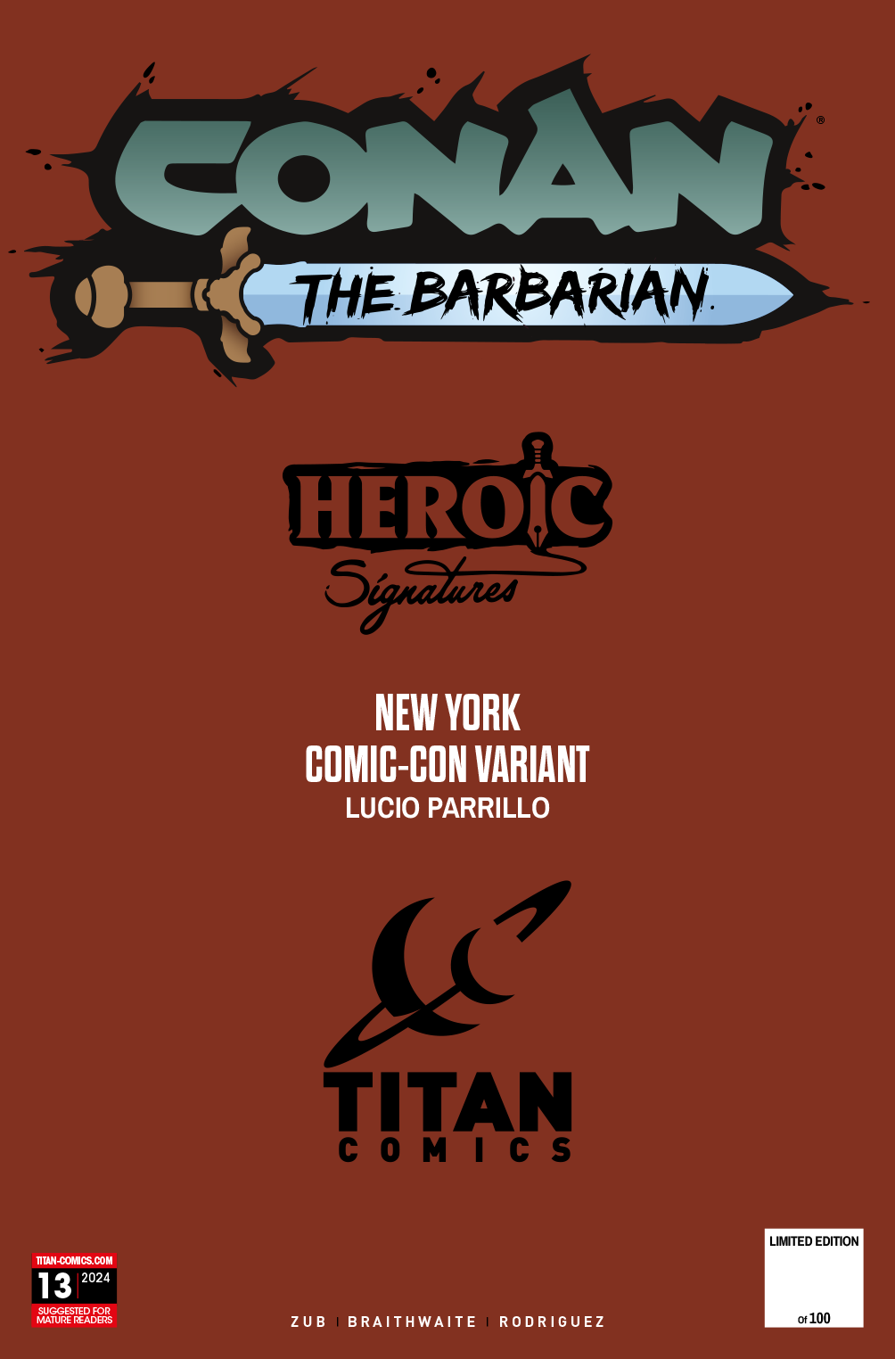 CONAN #13 VIRGIN VARIANT (NYCC 2024)