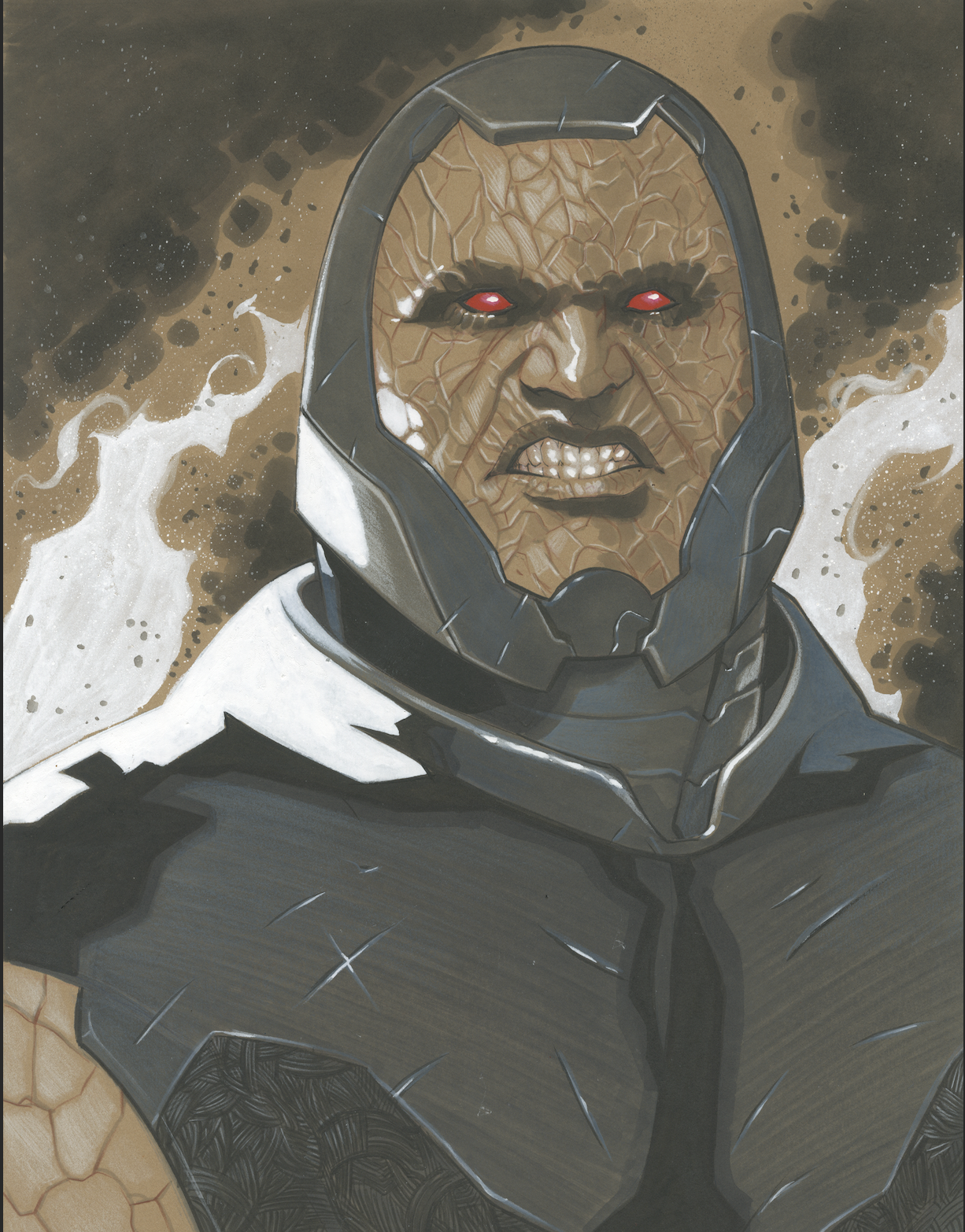 DARKSEID - ORIGINAL ART BY DAVID MESSINA