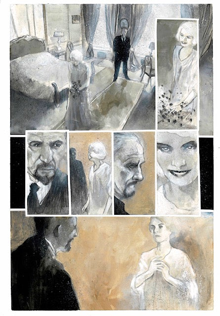 DRACULA #4 PAGE 10 (MARTIN SIMMONDS ORIGINAL ART)