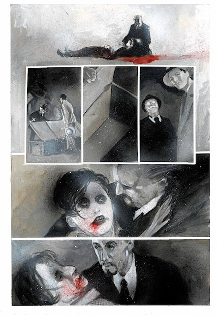 DRACULA #4 PAGE 25 (MARTIN SIMMONDS ORIGINAL ART)