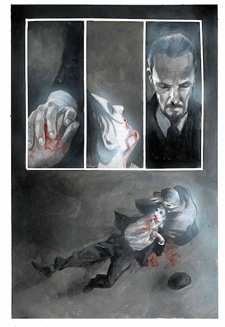 DRACULA #4 PAGE 31 (MARTIN SIMMONDS ORIGINAL ART)