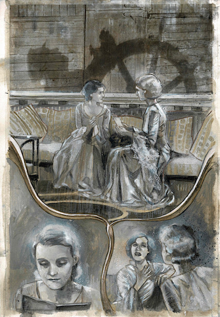 DRACULA #1 PAGE 9 (MARTIN SIMMONDS ORIGINAL ART)