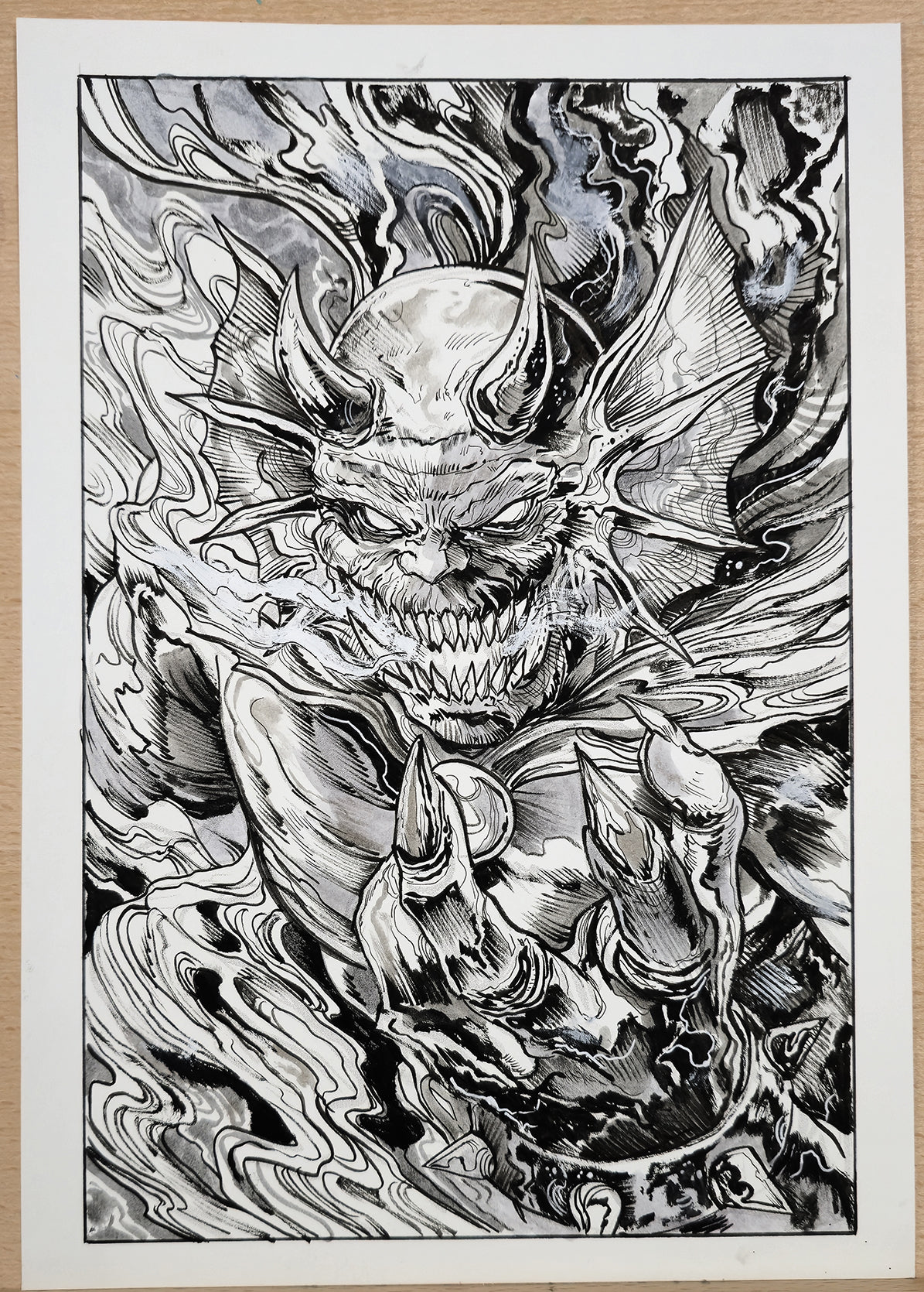 ERTIGAN A4 (VINCENZO RICCARDI ORIGINAL ART)