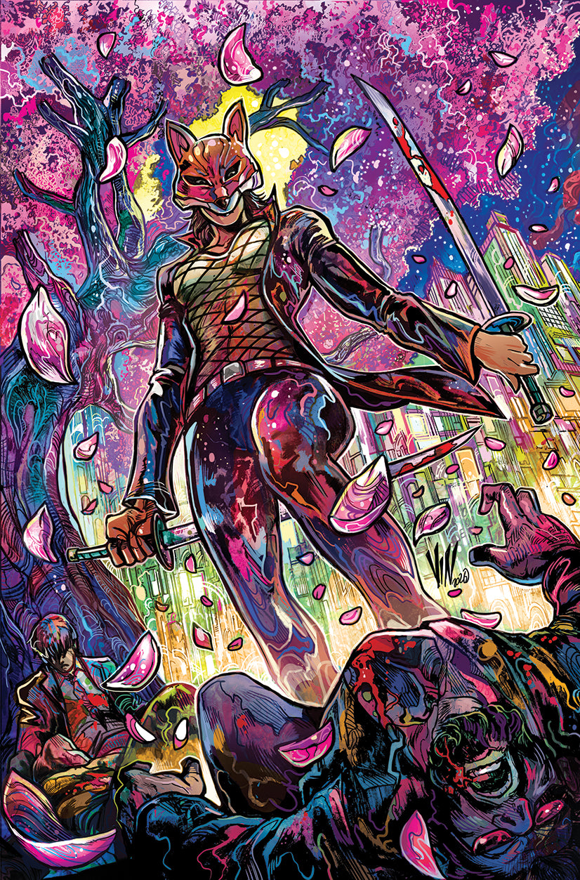 FOX MASK KILLER #4 1:50 VARIANT (VINCENZO RICCARDI ORIGINAL COVER ART)