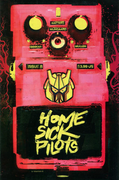 HOME SICK PILOTS #8 MARTIN SIMMONDS ORIGINAL COVER ART