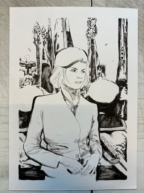 HE WHO FIGHTS MONSTERS #2 WERTHER DELL'EDERA ORIGINAL COVER ART