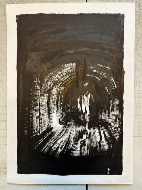 HE WHO FIGHTS MONSTERS #4 WERTHER DELL'EDERA ORIGINAL COVER ART