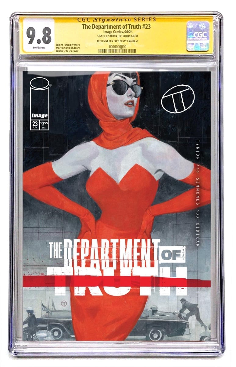 DEPARTMENT OF TRUTH #23 JULIAN TEDESCO DENVER FANEXPO VARIANT