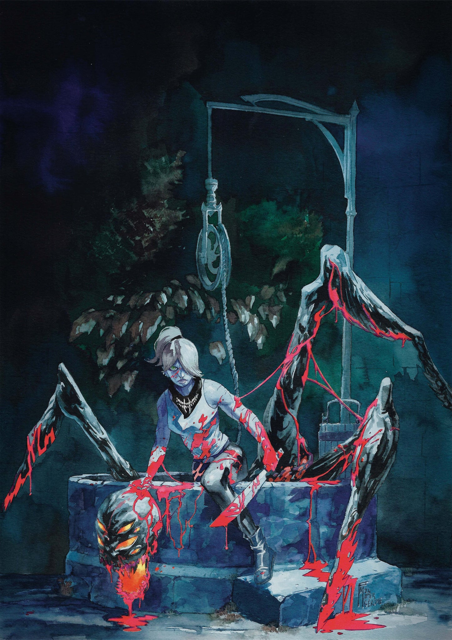 SOMETHING IS KILLING THE CHILDREN #1 (ARCHIVE EDITION) FEDERICO MELE ORIGINAL COVER ART