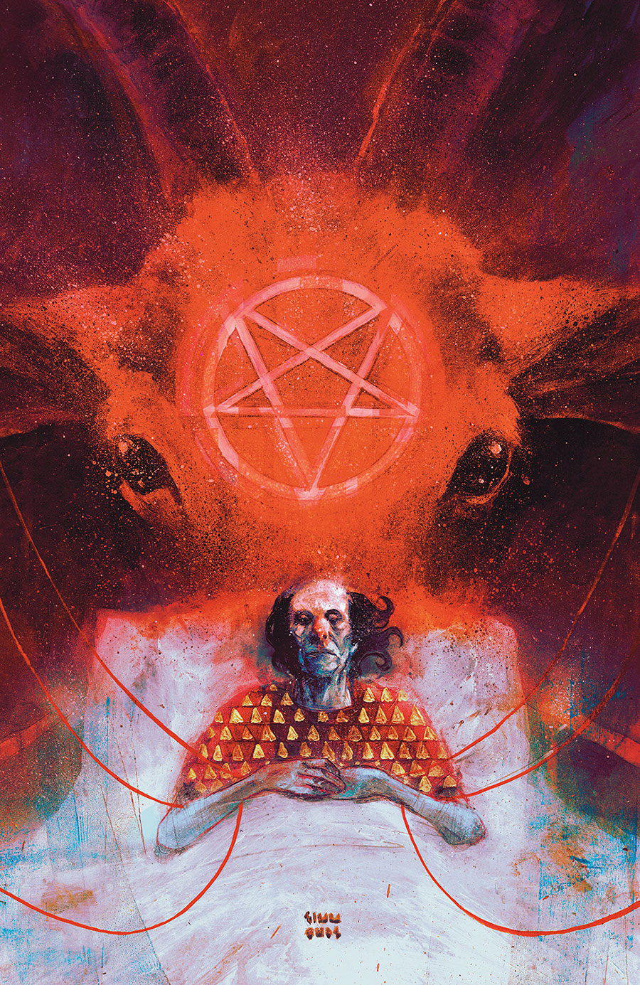 THE INFERNALS #1 MARTIN SIMMONDS ORIGINAL COVER ART