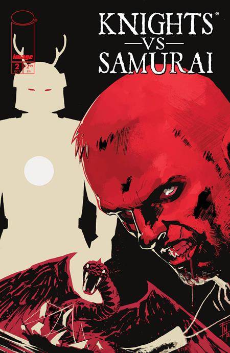 KNIGHTS VS SAMURAI #2 FEDERICO MELE ORIGINAL COVER ART