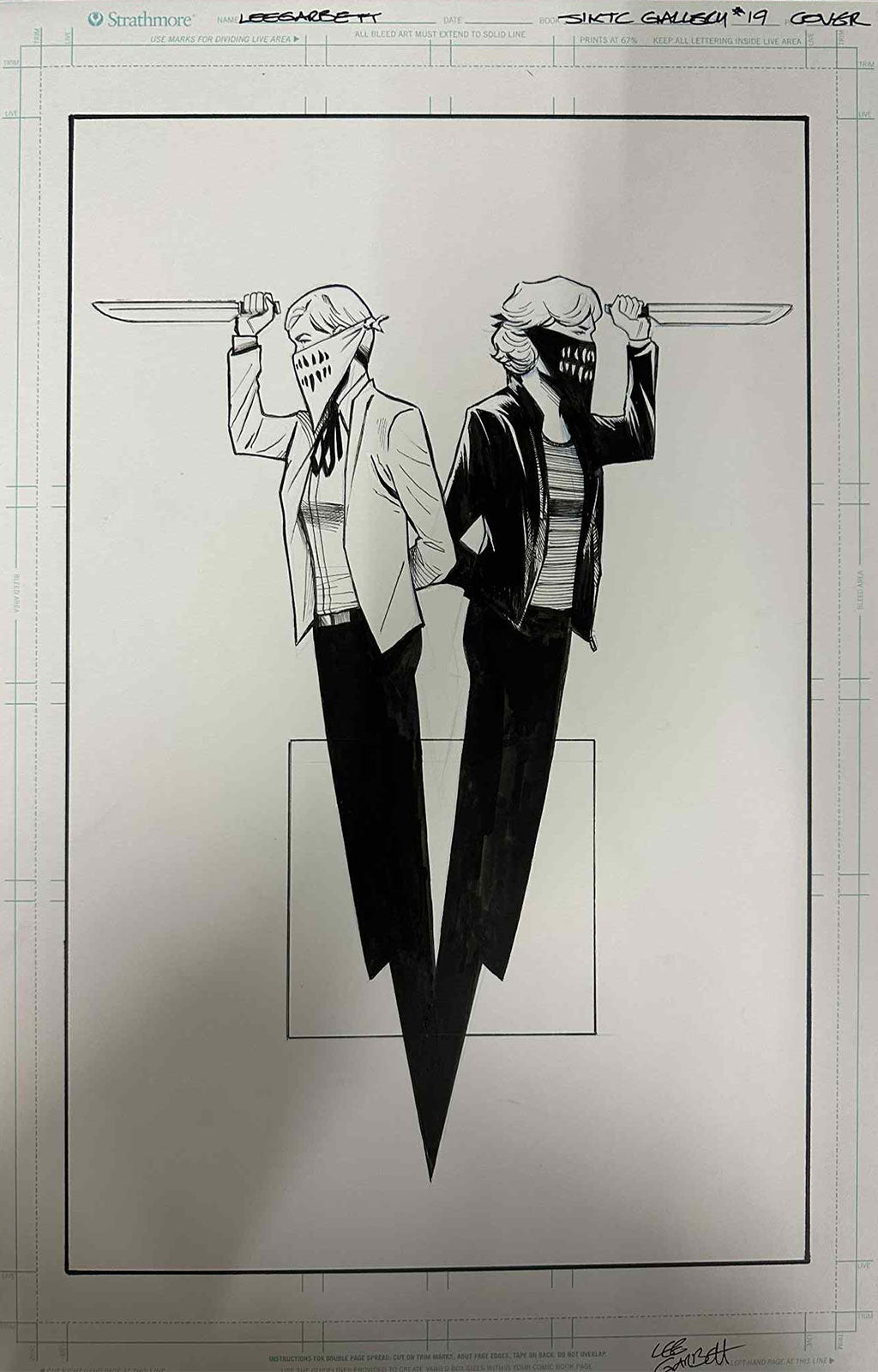 SOMETHING IS KILLING THE CHILDREN #19 (SLAUGHTER PACK BUNDLE VARIANT) LEE GARBETT ORIGINAL COVER ART