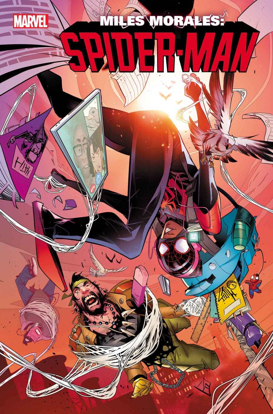 MILES MORALES SPIDER-MAN #20 FEDERICO VICENTINI COVER ART