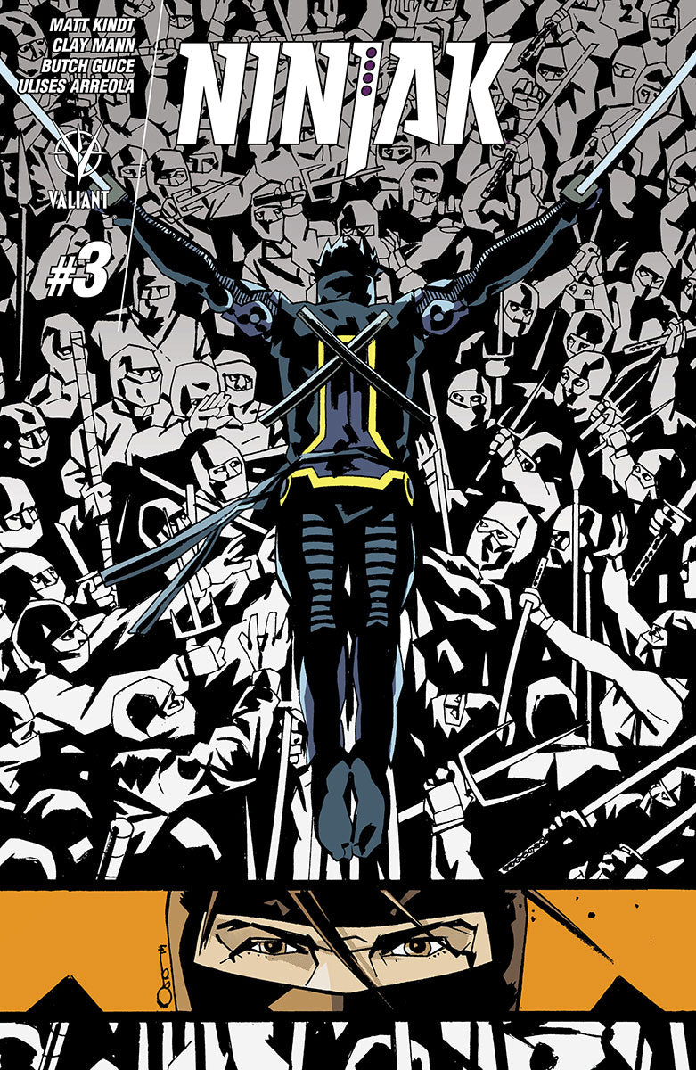 NINJAK #3 ORIGINAL COVER ART BY ANTONIO FUSO