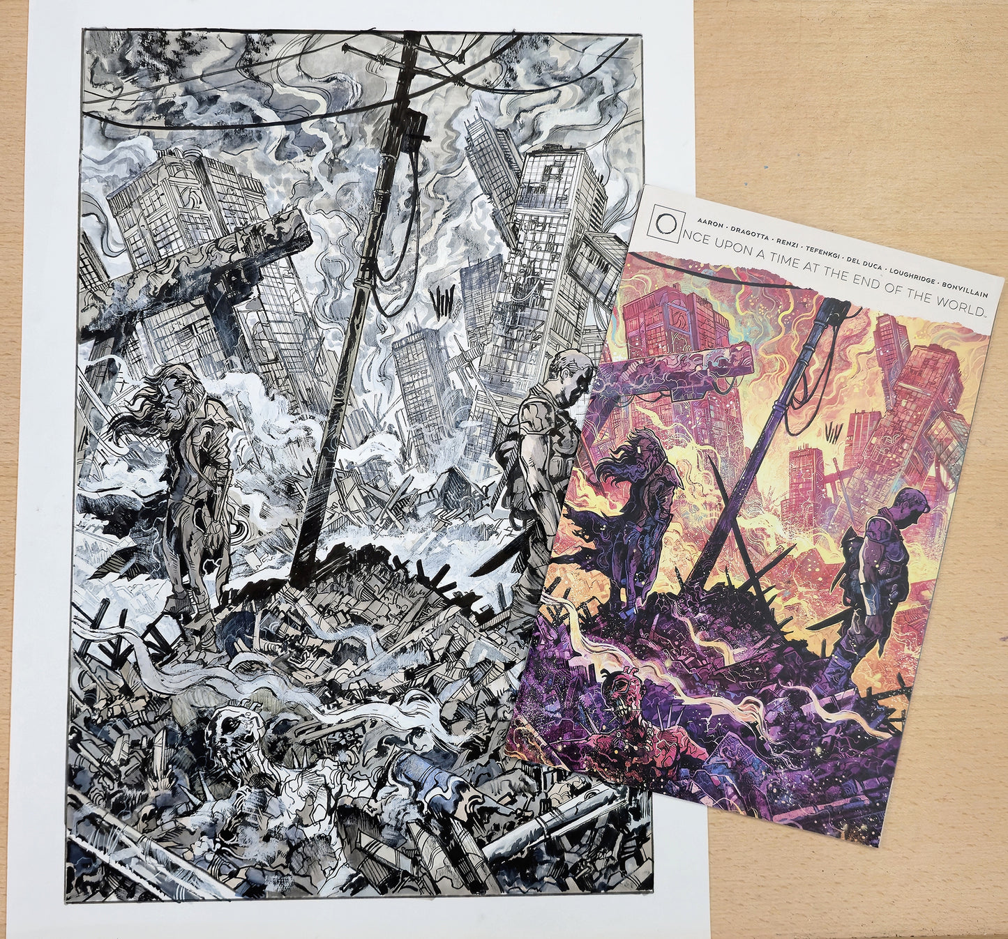 ONCE UPON A TIME AT THE END OF THE WORLD #12 VINCENZO RICCARDI COVER ART