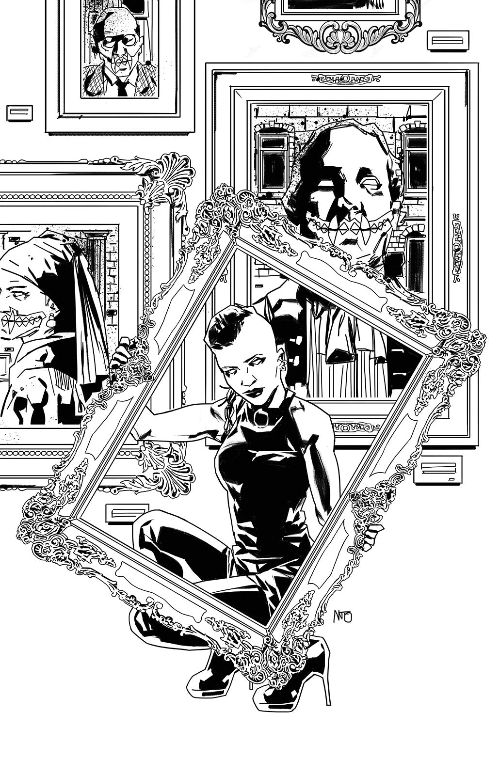 HOUSE OF SLAUGHTER #23 ORIGINAL COVER ART BY ANTONIO FUSO
