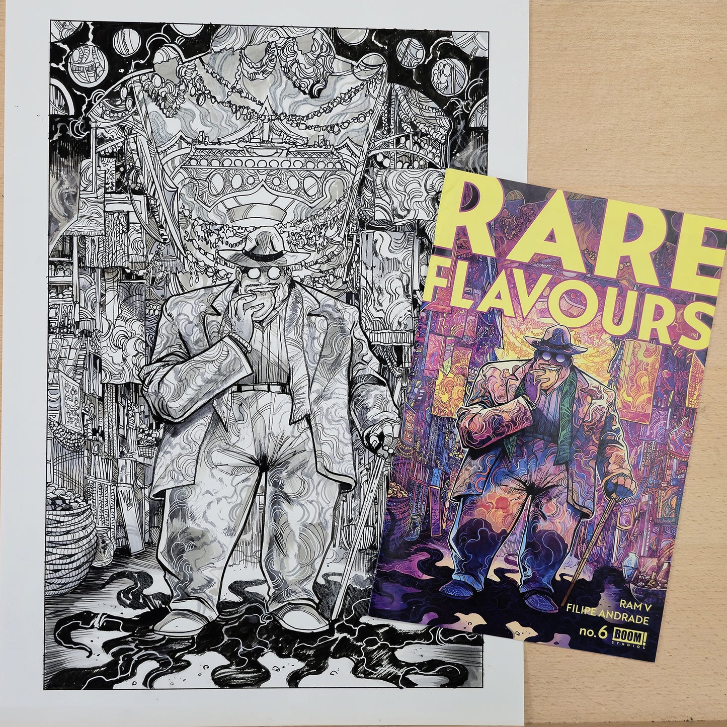 RARE FLAVOURS #6 VINCENZO RICCARDI COVER ART