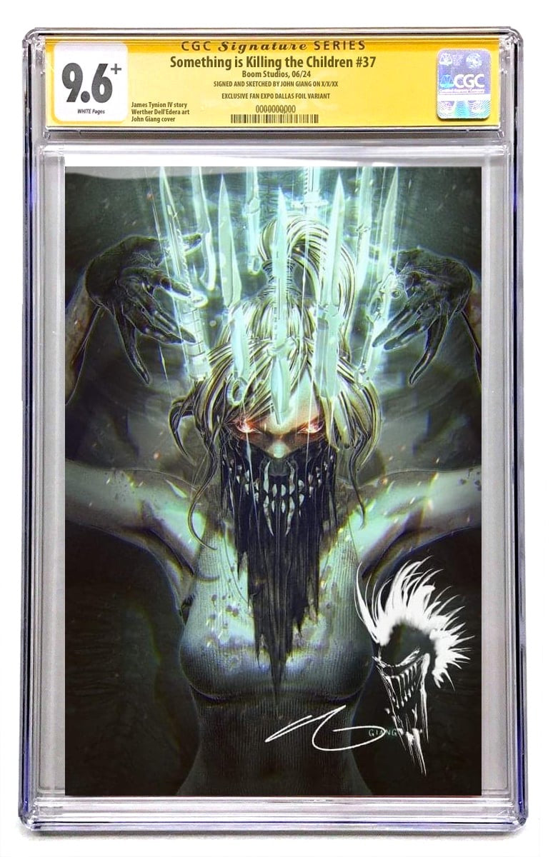 SOMETHING IS KILLING THE CHILDREN #37 JOHN GIANG DALLAS FANEXPO CON FOIL VARIANT