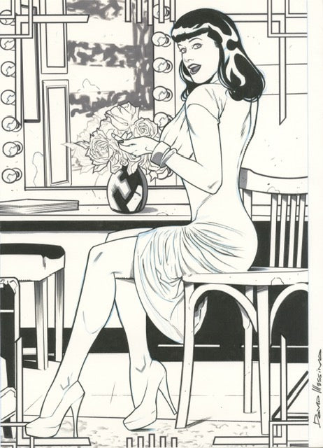 ROCKETEER - DEN OF THIEVES #1 PAGE 8 ORIGINAL ART BY DAVID MESSINA