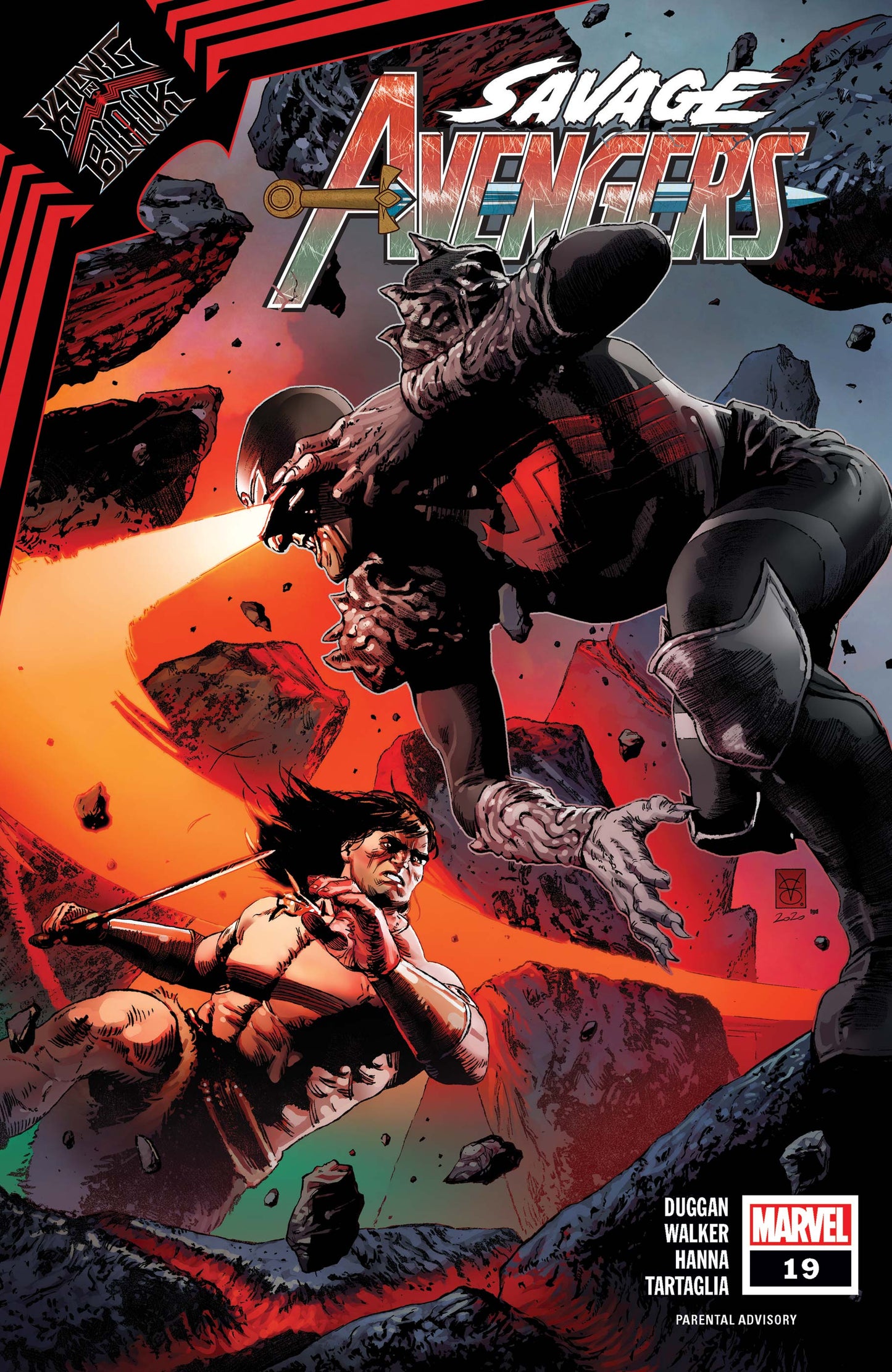 SAVAGE AVENGERS #19 VALERIO GIANGIORDANO COVER ART