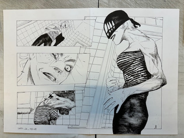 SOMETHING IS KILLING THE CHIDREN #31 PAGES 8 & 9 WERTHER DELL'EDERA ORIGINAL ART