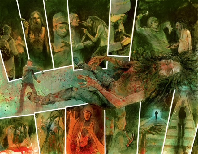 SWAN SONGS #1 PAGES 10 & 11 (MARTIN SIMMONDS ORIGINAL ART)