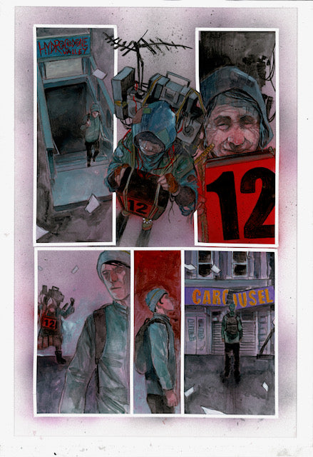 SWAN SONGS #1 PAGE 12 (MARTIN SIMMONDS ORIGINAL ART)