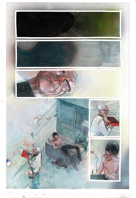 SWAN SONGS #1 PAGE 16 (MARTIN SIMMONDS ORIGINAL ART)