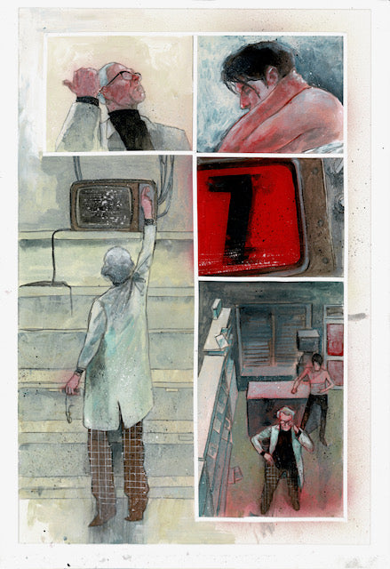 SWAN SONGS #1 PAGE 17 (MARTIN SIMMONDS ORIGINAL ART)