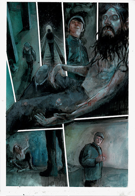 SWAN SONGS #1 PAGE 9 (MARTIN SIMMONDS ORIGINAL ART)
