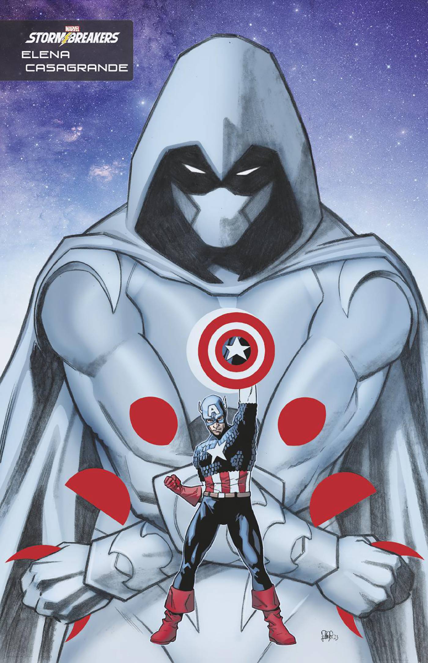 MOON KNIGHT #27 (STORMBREAKERS VARIANT) ELENA CASAGRANDE ORIGINAL COVER ART