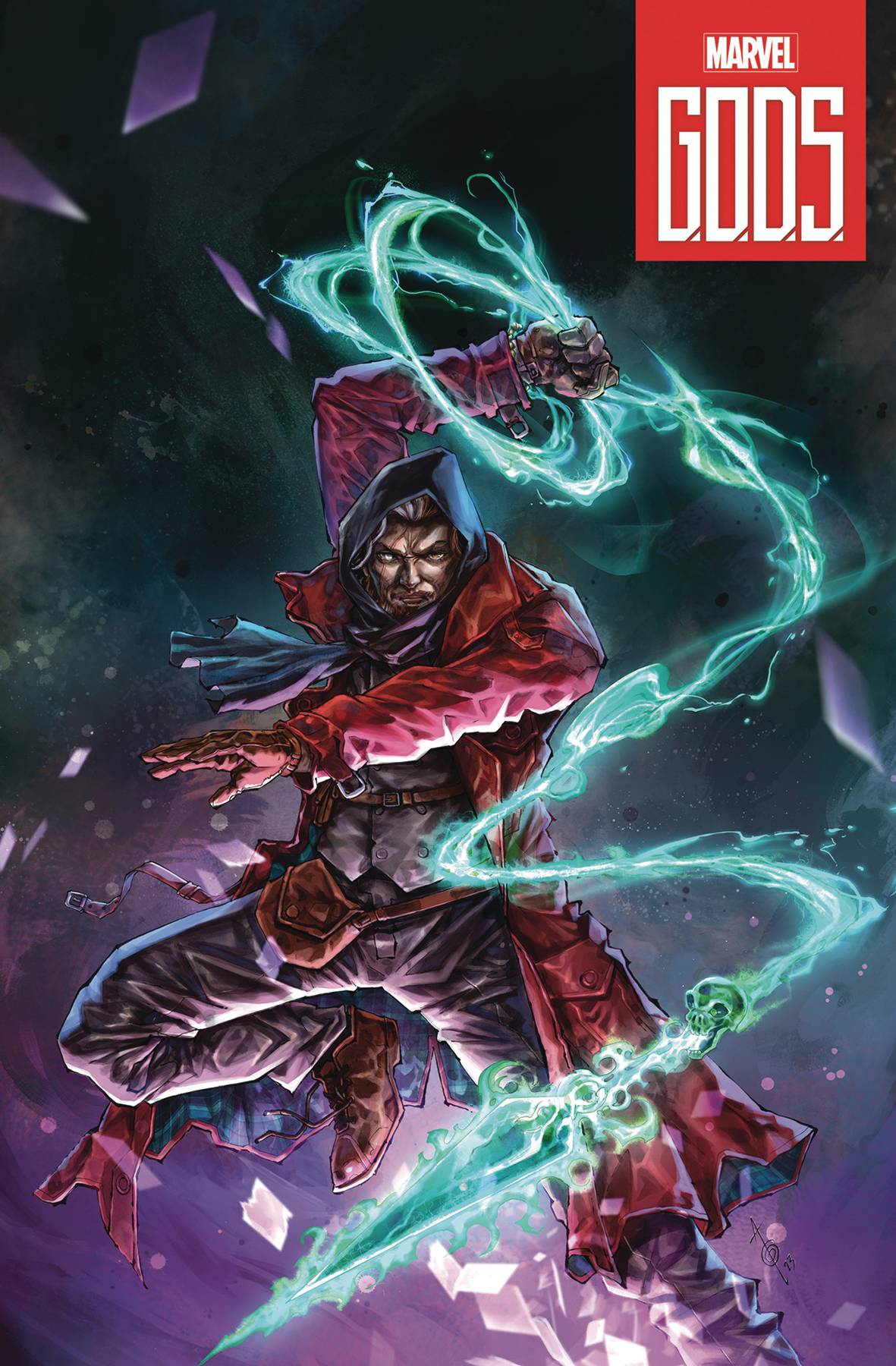 GODS #2 ALAN QUAH ORIGINAL COVER ART