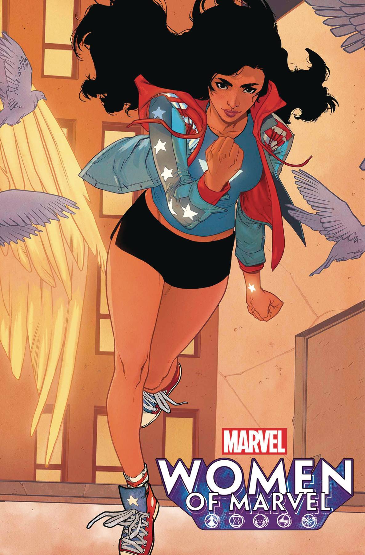 WOMEN OF MARVEL #1 ELENA CASAGRANDE ORIGINAL COVER ART